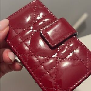 Red Quilted Phone Case